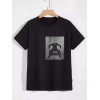Tricou Salvador Dali șezând bumbac